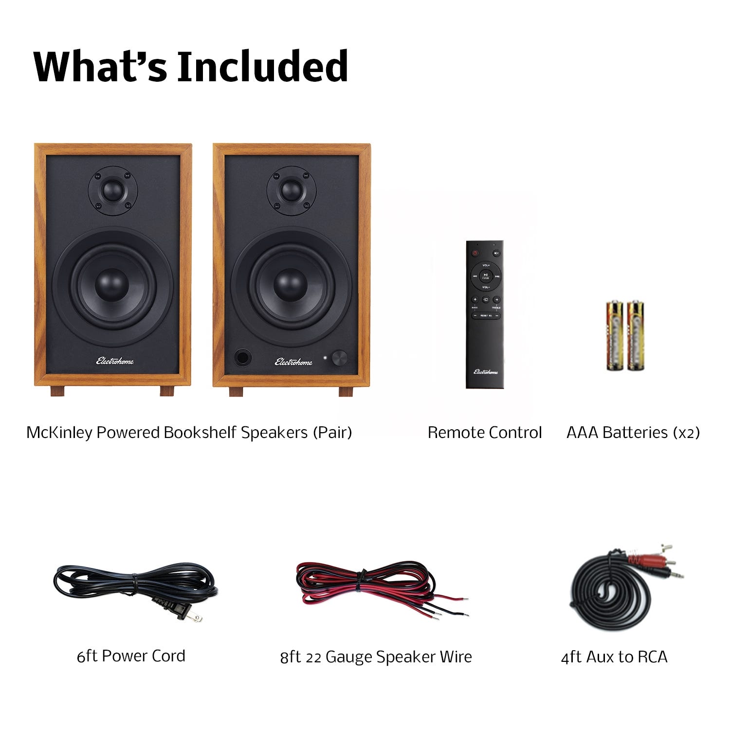 McKinley 2.0 Stereo Powered Bookshelf Speakers