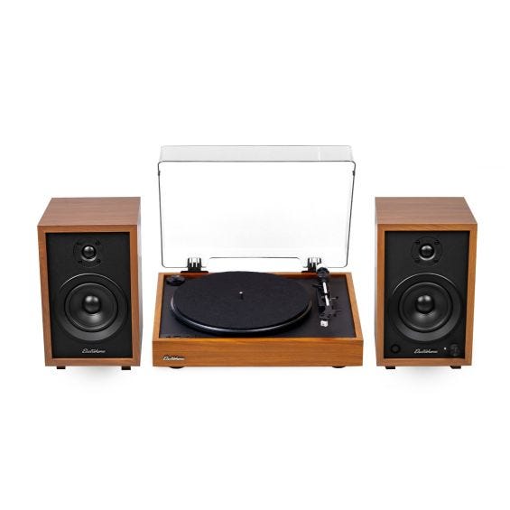 Vinyl Record Player Wireless Turntable with Stereo Comoros