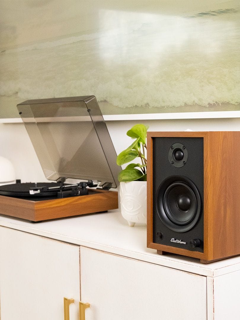 Electrohome Montrose Wireless Record Player Stereo System with 4