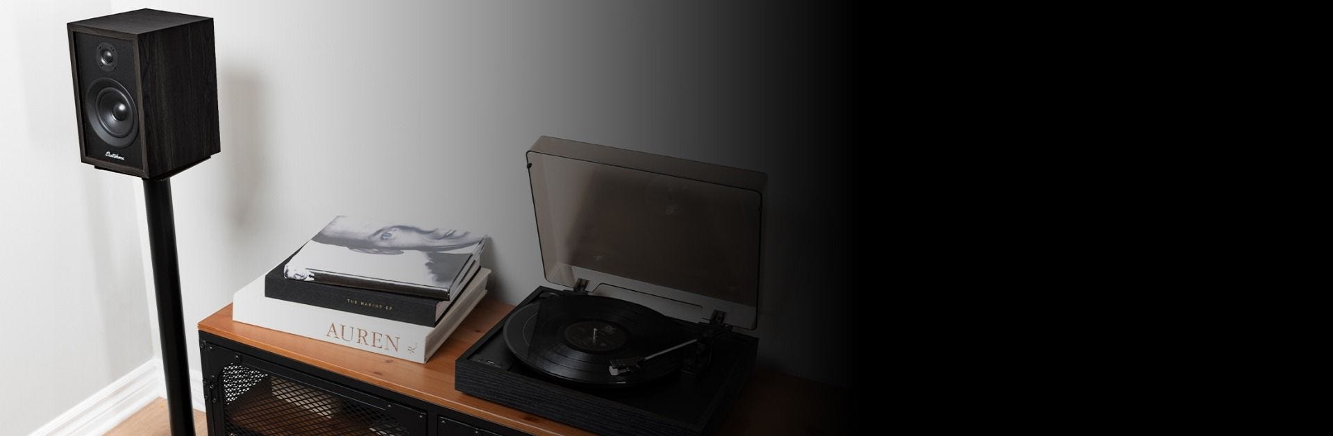 Electrohome Montrose Wireless Record Player Stereo System with 4