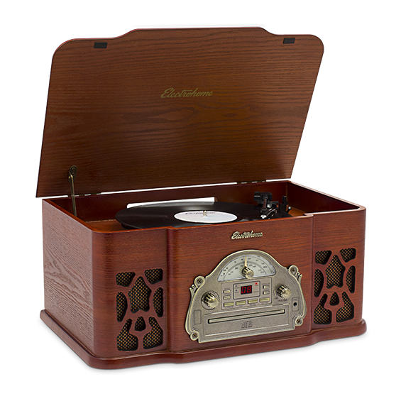 【安心発送】 EANOS501 Electrohome Winston Vinyl Record Player Turntable クラシック
