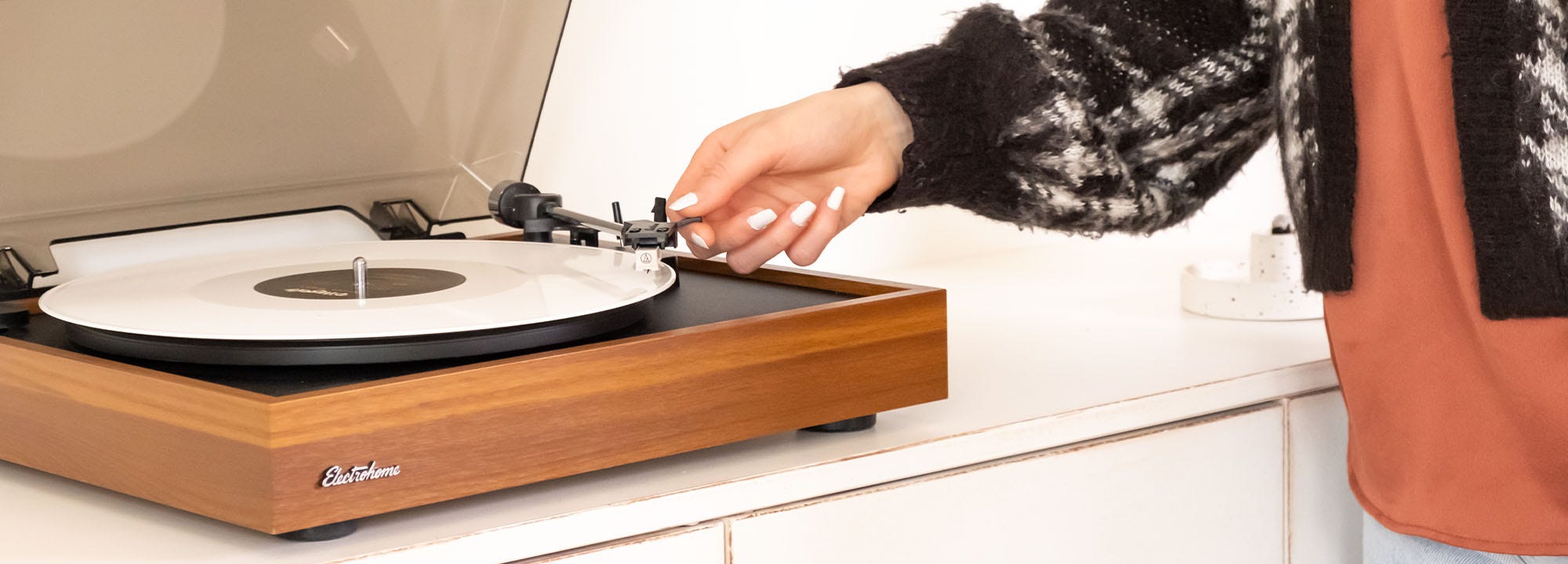 Audio-Technica 3600L Stylus on Electrohome Montrose Vinyl Record Player