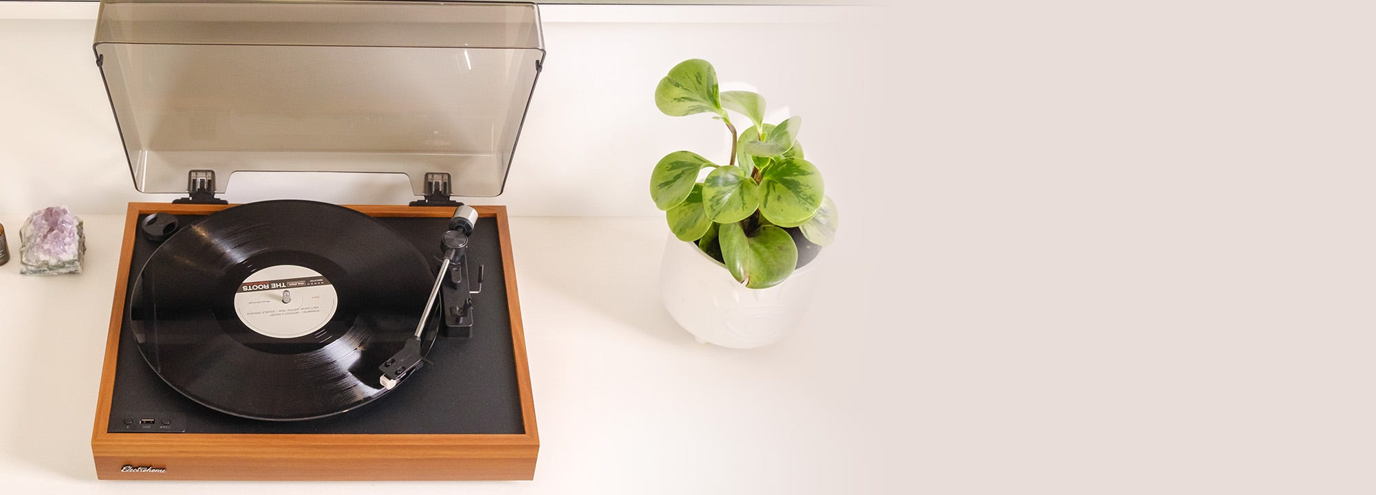 Montrose Wireless Vinyl Record Player with Speed Control