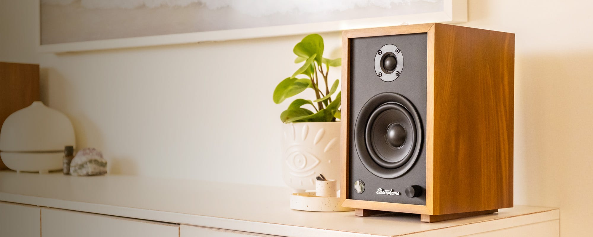 McKinley Stereo Powered Bookshelf Speakers