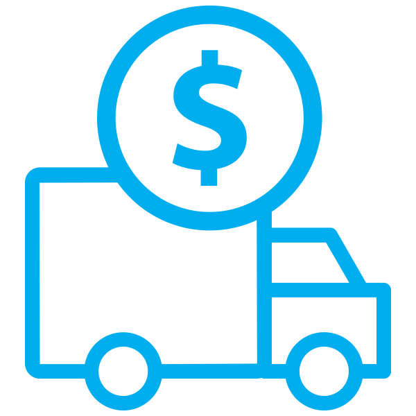 shipping cost icon