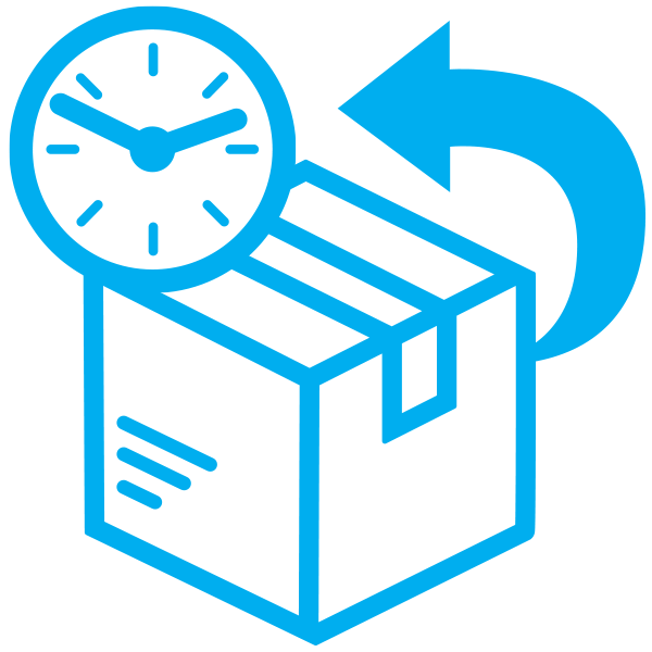 package return timing icon