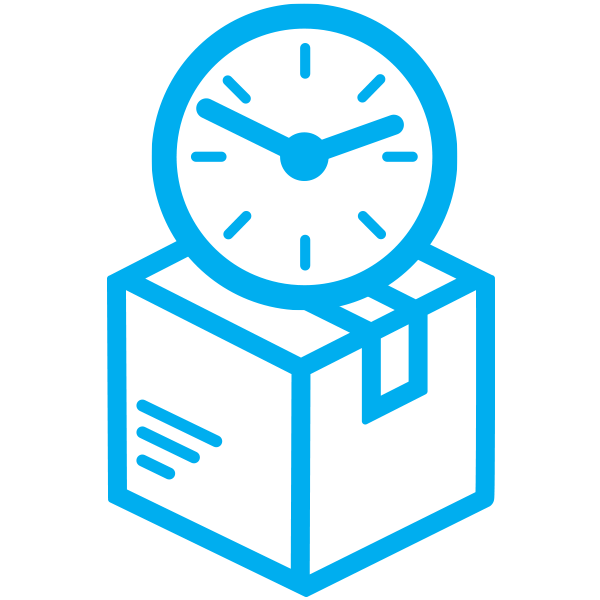 package delivery time icon